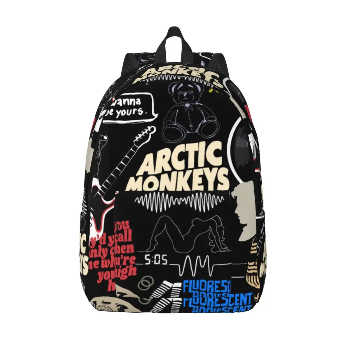 

Arctic Monkeys Backpack for Men Women Cool Student Work Daypack College Canvas Bags Sports