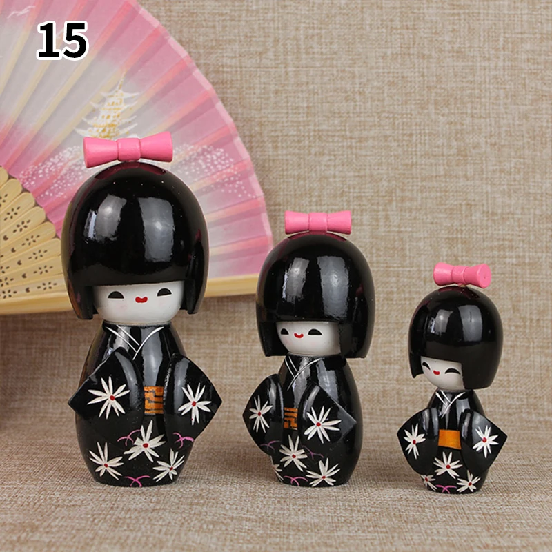 1Set Japanese Puppet Doll Kimono Sakura Cartoon Dolls Home Decoration Cuisine Sushi Restaurant Ornament Girl Cute Desktop Gift