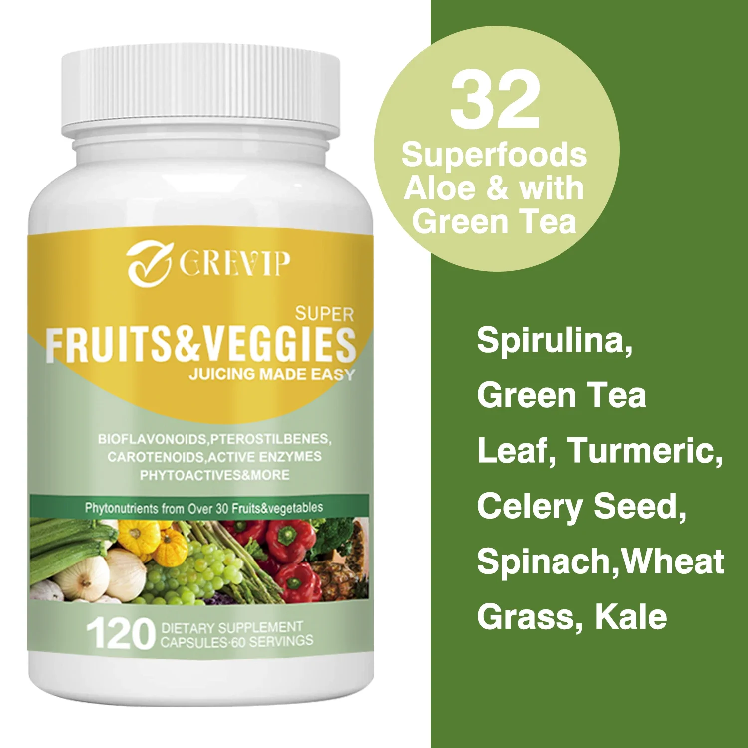 Fruits and Veggies - Supports Energy, Immune Health, and Promotes Digestive Health