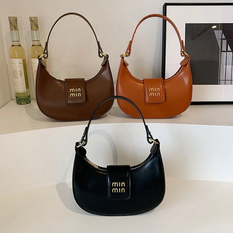 

2025 A/W Vintage Chic Underarm Bag for Women, Genuine Leather Multi-way Shoulder Crossbody Purse, Retro Large Capacity Tote