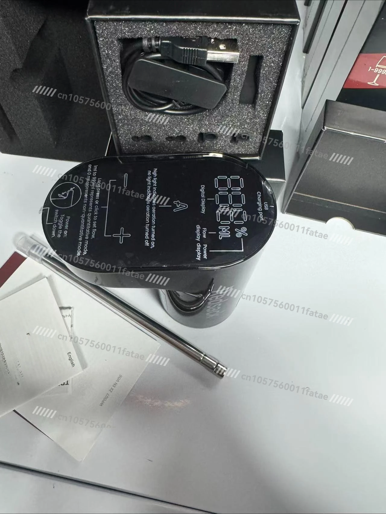 

Automatic Wine Decanter Electric Aerator Portable Mini Wine Dispenser New