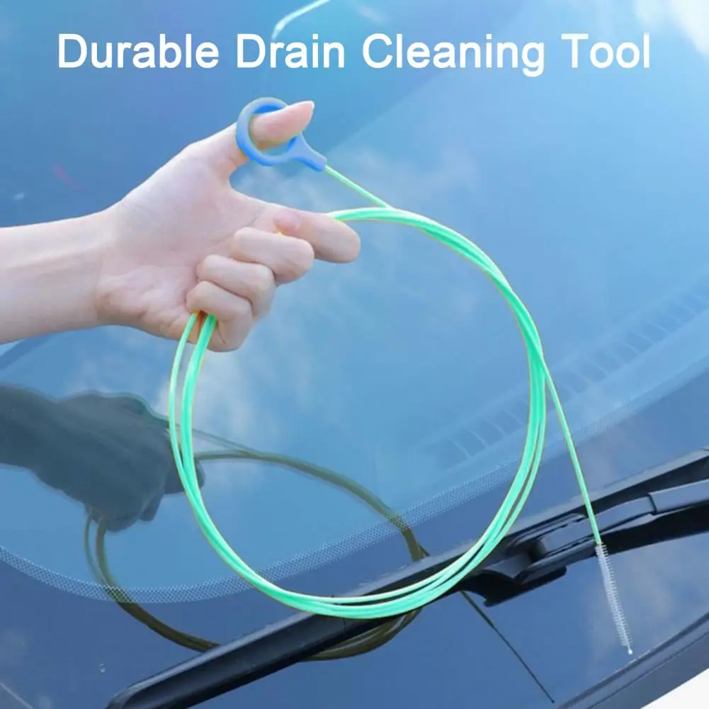 300CM Car Drain Cleaning Tool Drain Hole Car Cleaning Pipe Brushes Flexible Drain Dredge Sunroof Cleaning Scrub Brush Clean Tool