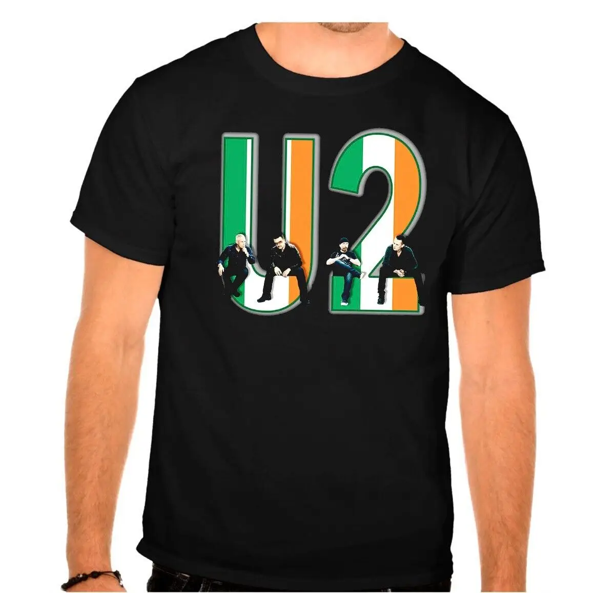 

U2 U 2 Rock Band Music legends BLACK T Shirt 919