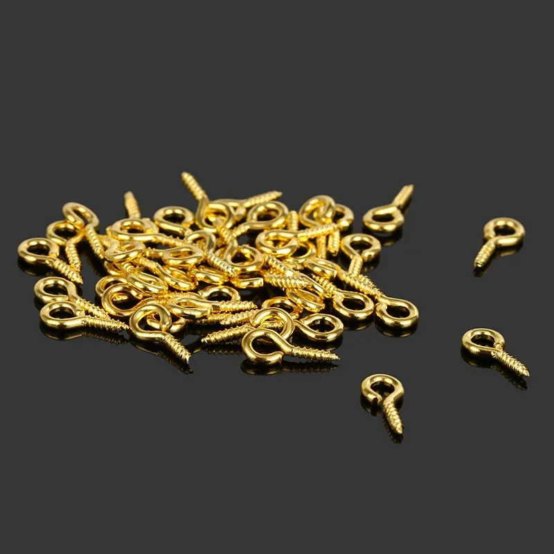 Heißer Verkauf 4x8mm 500 teile/los Schafe Augen Gold/Silber/Bronze/Nickel Überzogene Nagel für DIY Perlen Anhänger Schmuck Zubehör