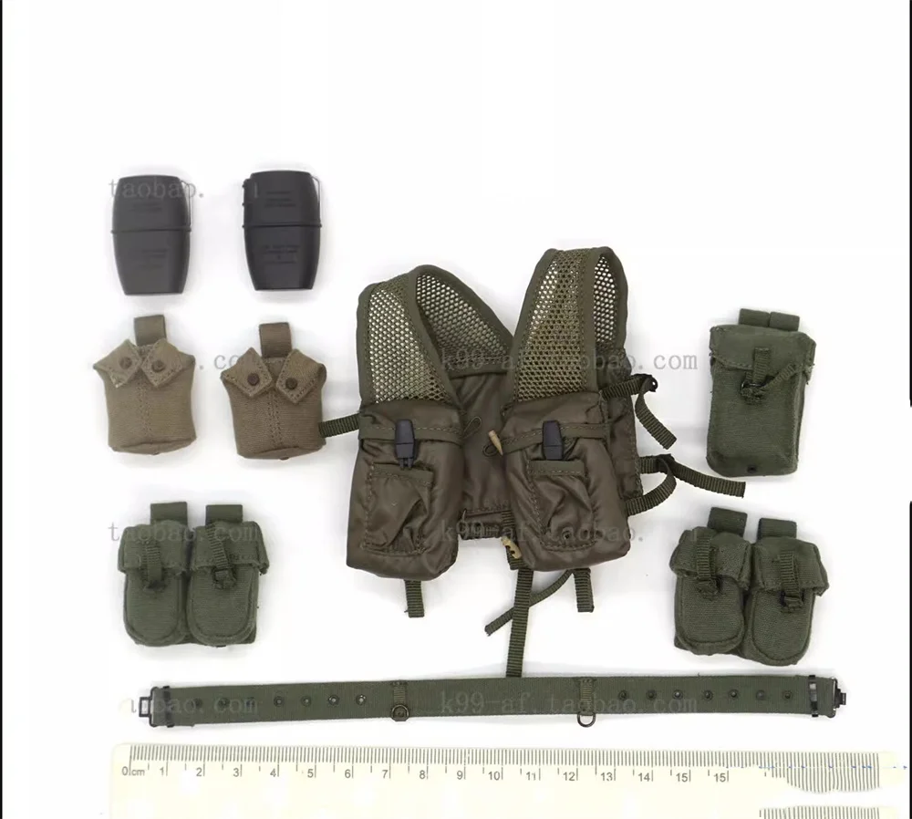 DAMTOYS DAM 78099 The British Soldier Doll Mission Unit Hang Chest Vest Bag Glove Toys Model For 12