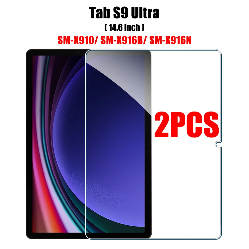 2PCS Gehard Glas Screen Protector voor Samsung Galaxy Tab S8 Ultra Plus S6 Lite S7 Fe A7 Lite a8 S9 A9 Tablet Accessoires Film