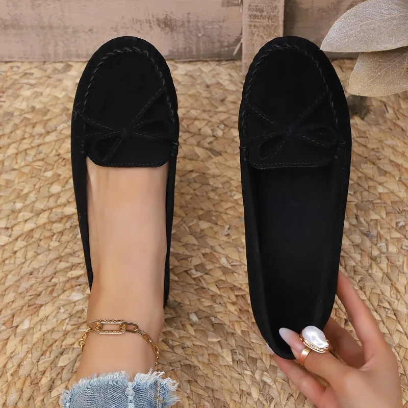 

Trendy Shoes Women's Lightweight comfortable and versatile Spring New Casual Lace Shoes Fashionable Flat Rubber Upper