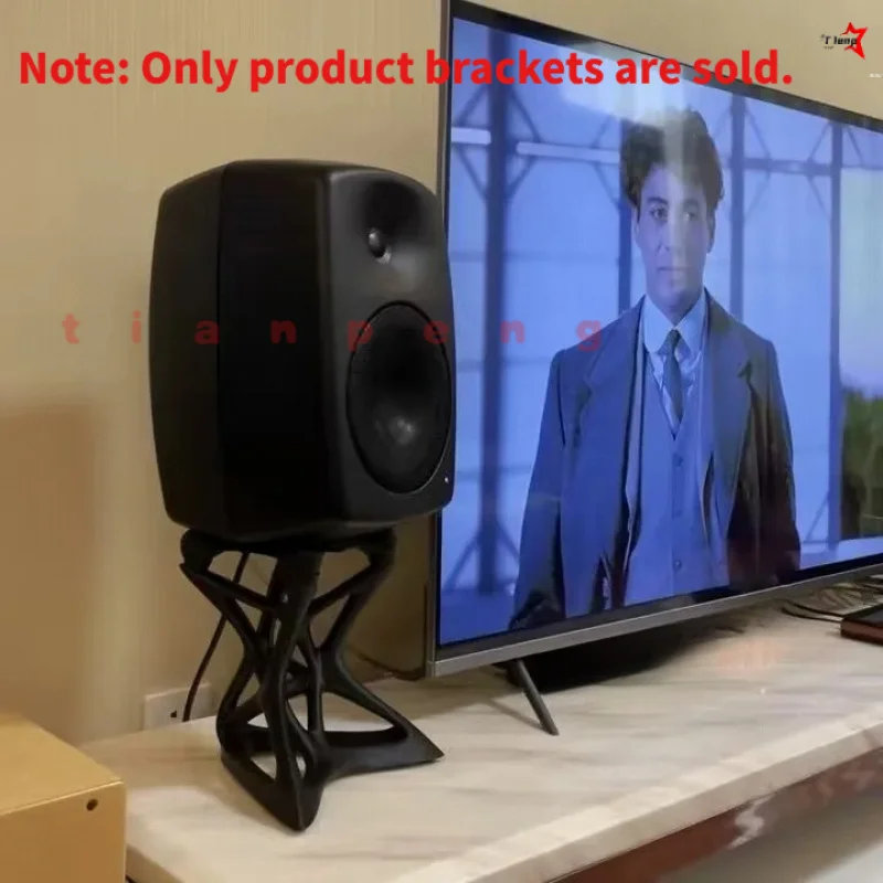 Floating Shock Absorbing Desktop Audio Tray for Genelec 8010 G1 Studio Monitor Speaker Stable Elevated Support Stand