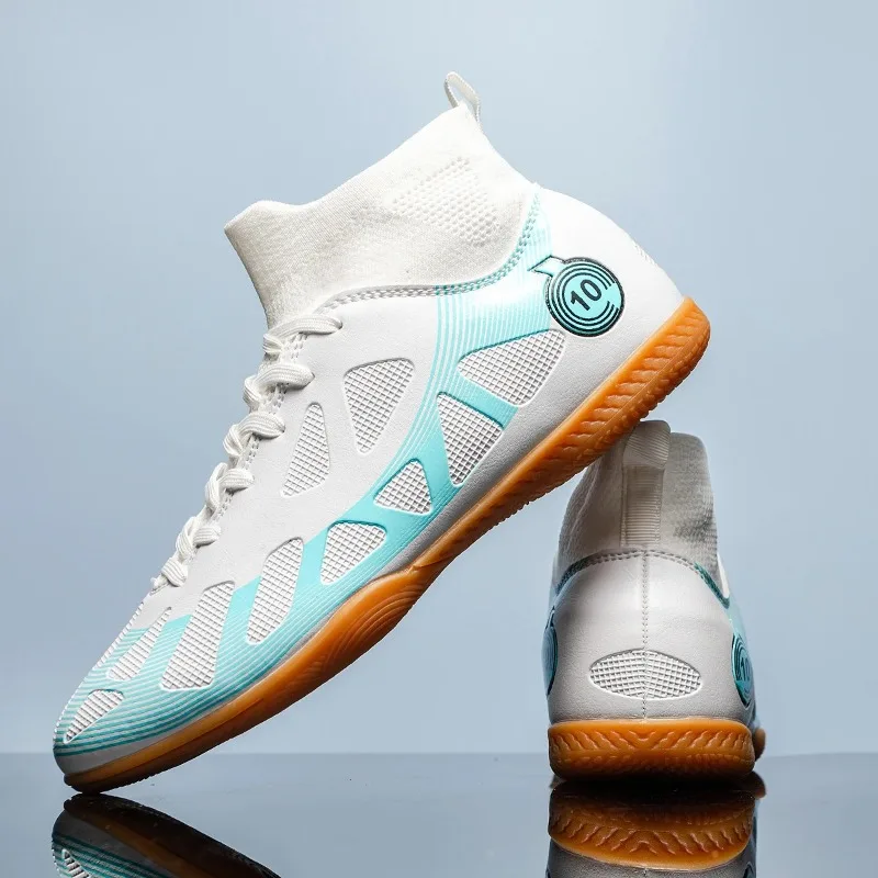 

Professional Indoor Flat Bottomed Football Shoes Teenagers Durable Comfortable Training Shoes Adult Non Slip Soccer Shoes