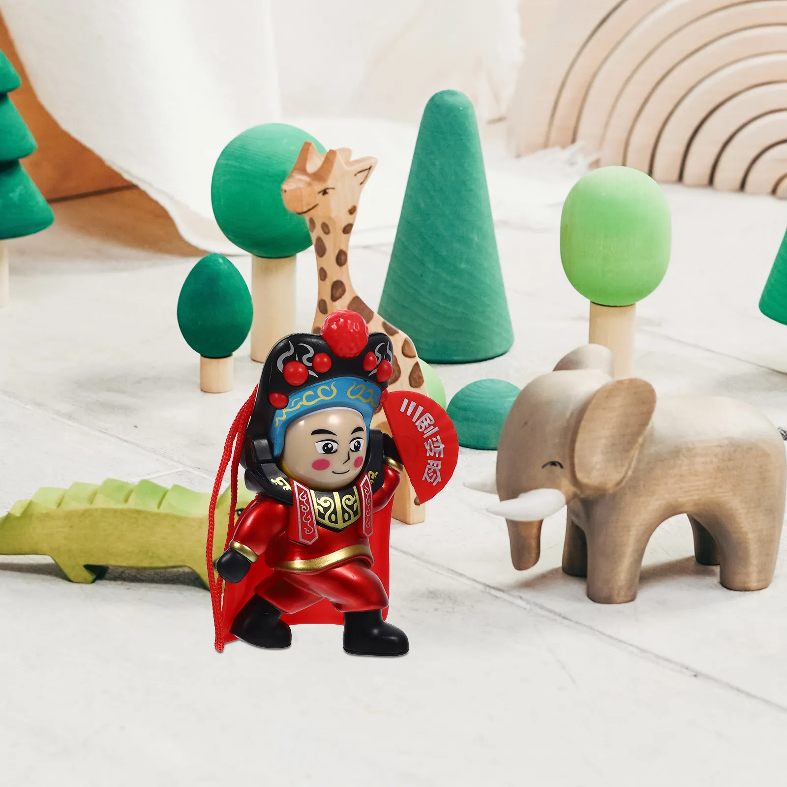 

1 шт. Сувенирная фигурка для декора стола: Традиционная китайская оперная маска (Сычуаньская/Пекинская опера) с меняющимся лицом