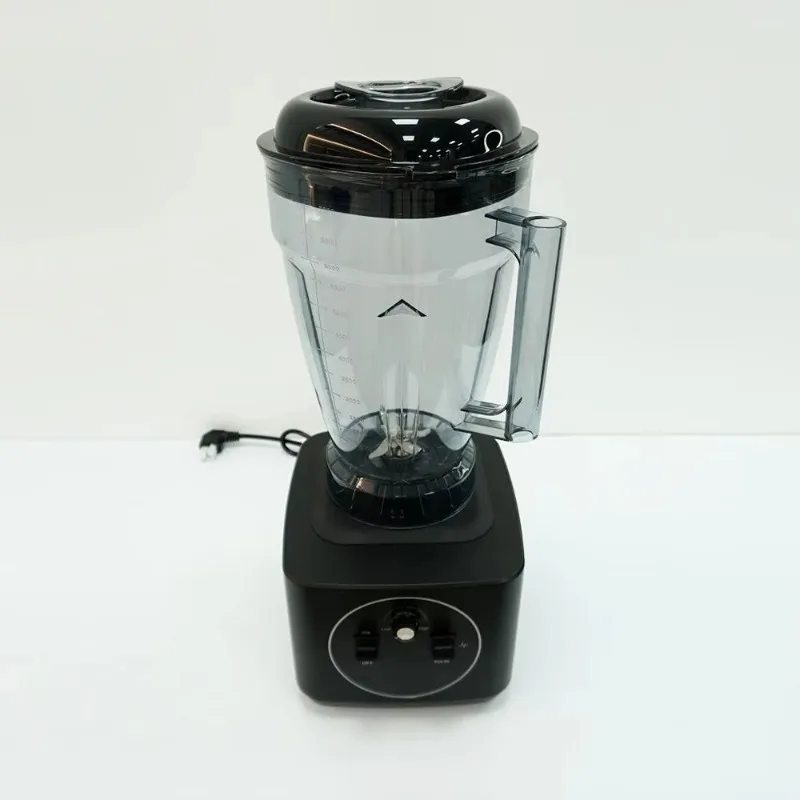 Commercial Professional Blender 7.2L 110V Black 2800W Power Plastic Mixing Bowl Smoothies Function Household & Hotel Use