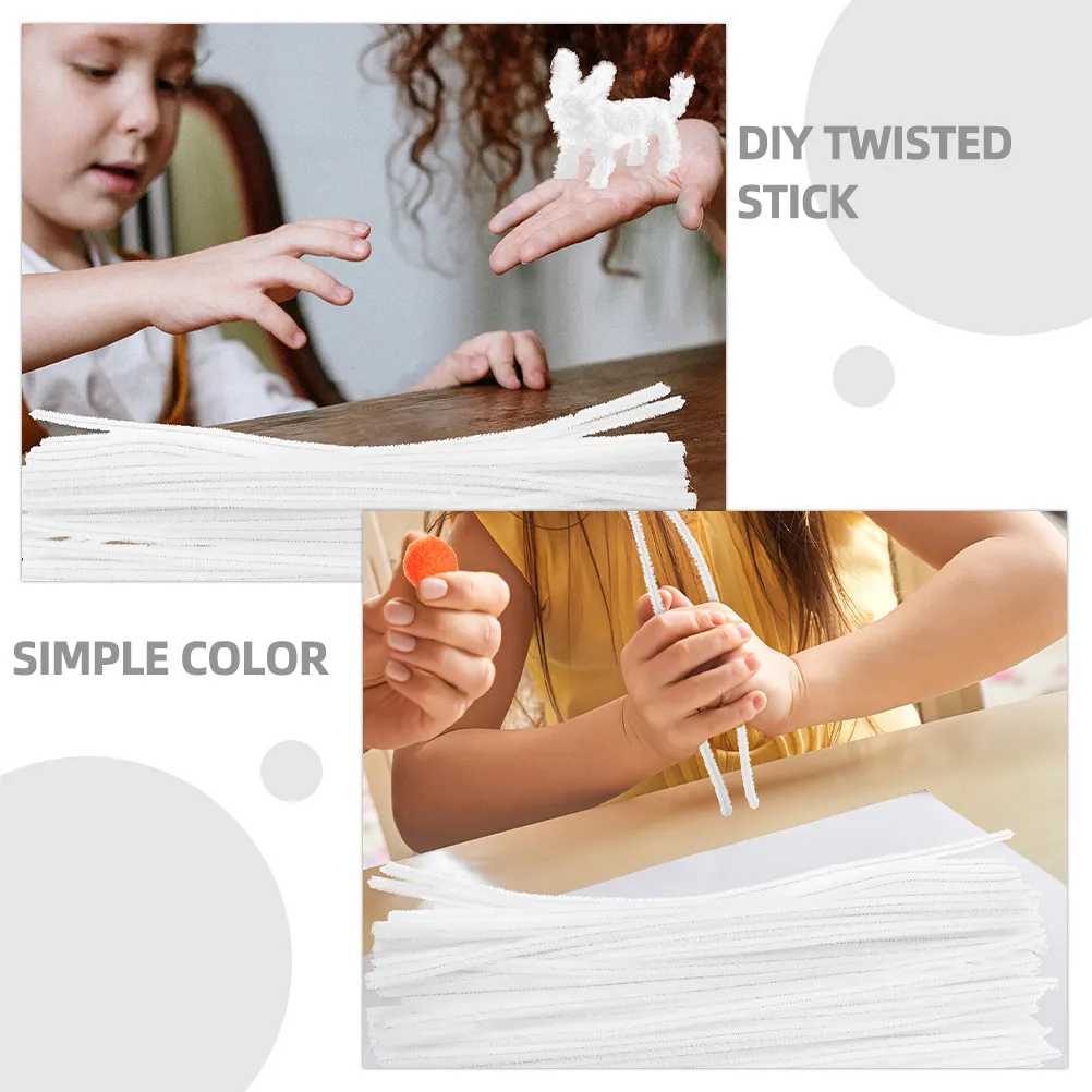 100Pcs DIY Twisting Sticks Craft Supplies Twistable Craft Stems Lightweight Portable for All DIY Projects Handmade Decor