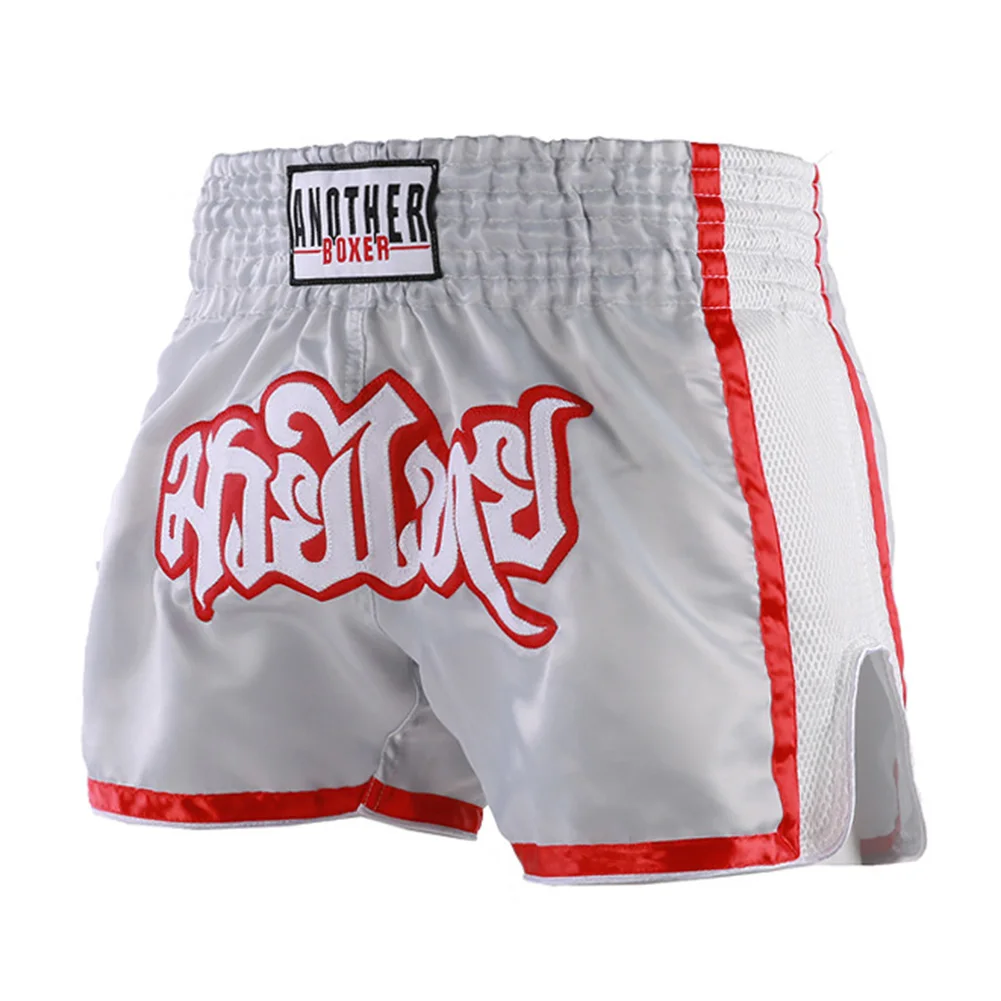 Workout Gear Boxing Shorts Breathable Fabric Comfortable Materials Elastic Waistband Fiber Blend Workout Shorts