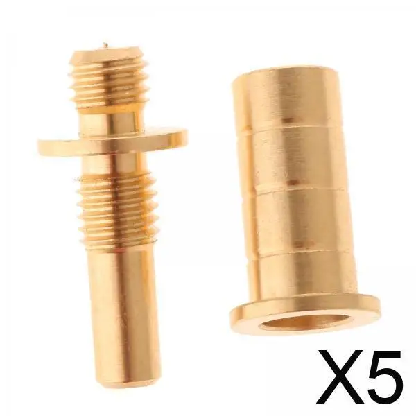 

5x Snooker Cue Joint Connector for Pool Cue Extension, Easy Installation Billiard Hardware