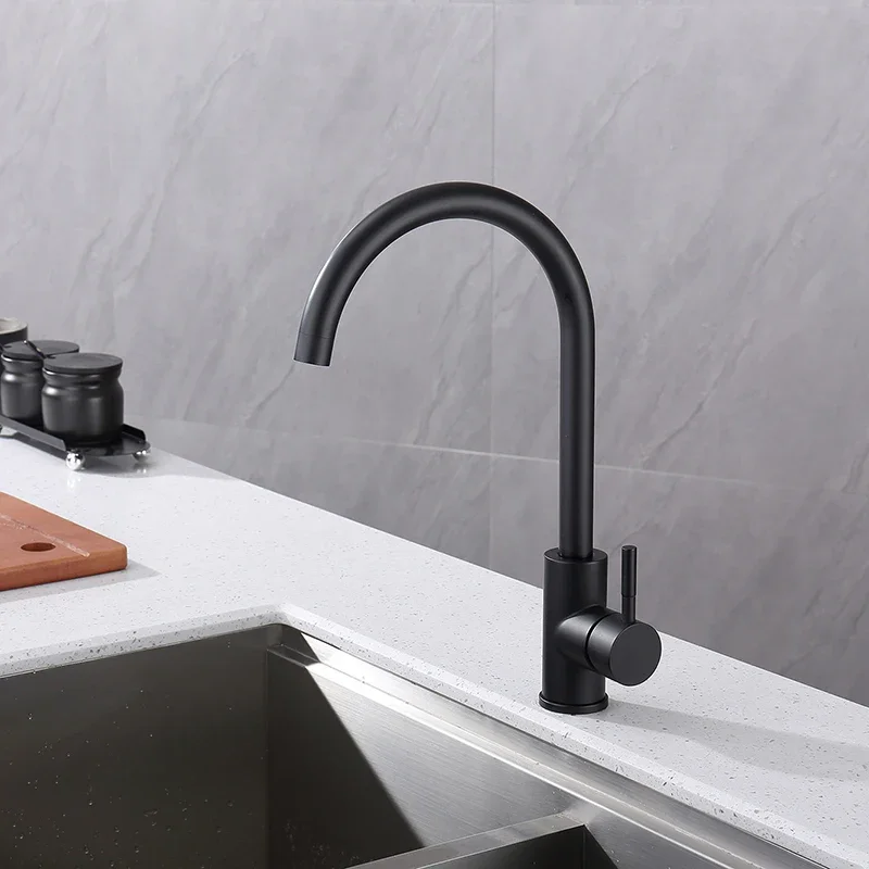 005 Modern Luxury Single Handle Single Hole Kitchen Faucet Sink Faucets Taps