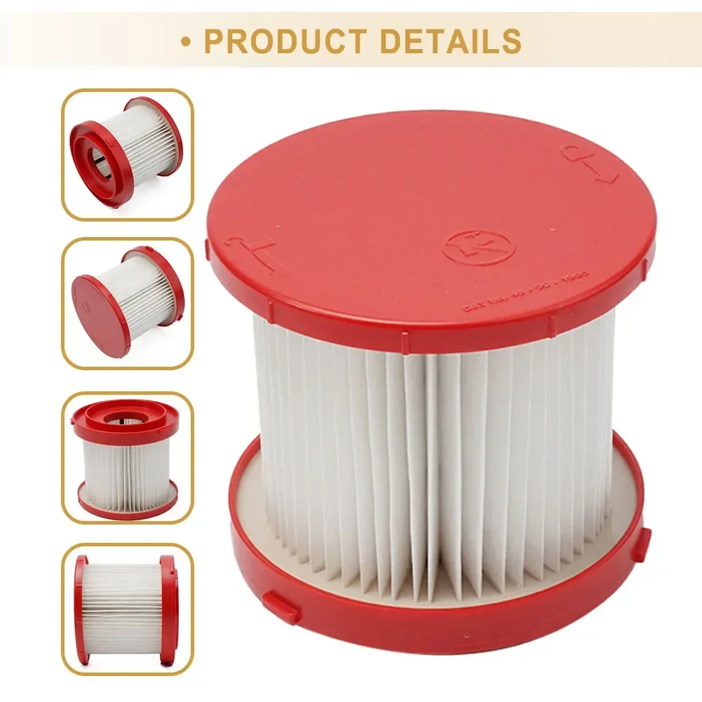 Aksesori filter vakum perlengkapan rumah tangga merah + bagian cadangan putih vakum 1 buah 4931465230 Aksesori ABS basah/kering baru