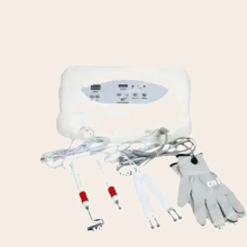 Au-8403 Galvanic BIO Face Lift Machine Microcurrent Facial Toning Device Gloves Skin Care