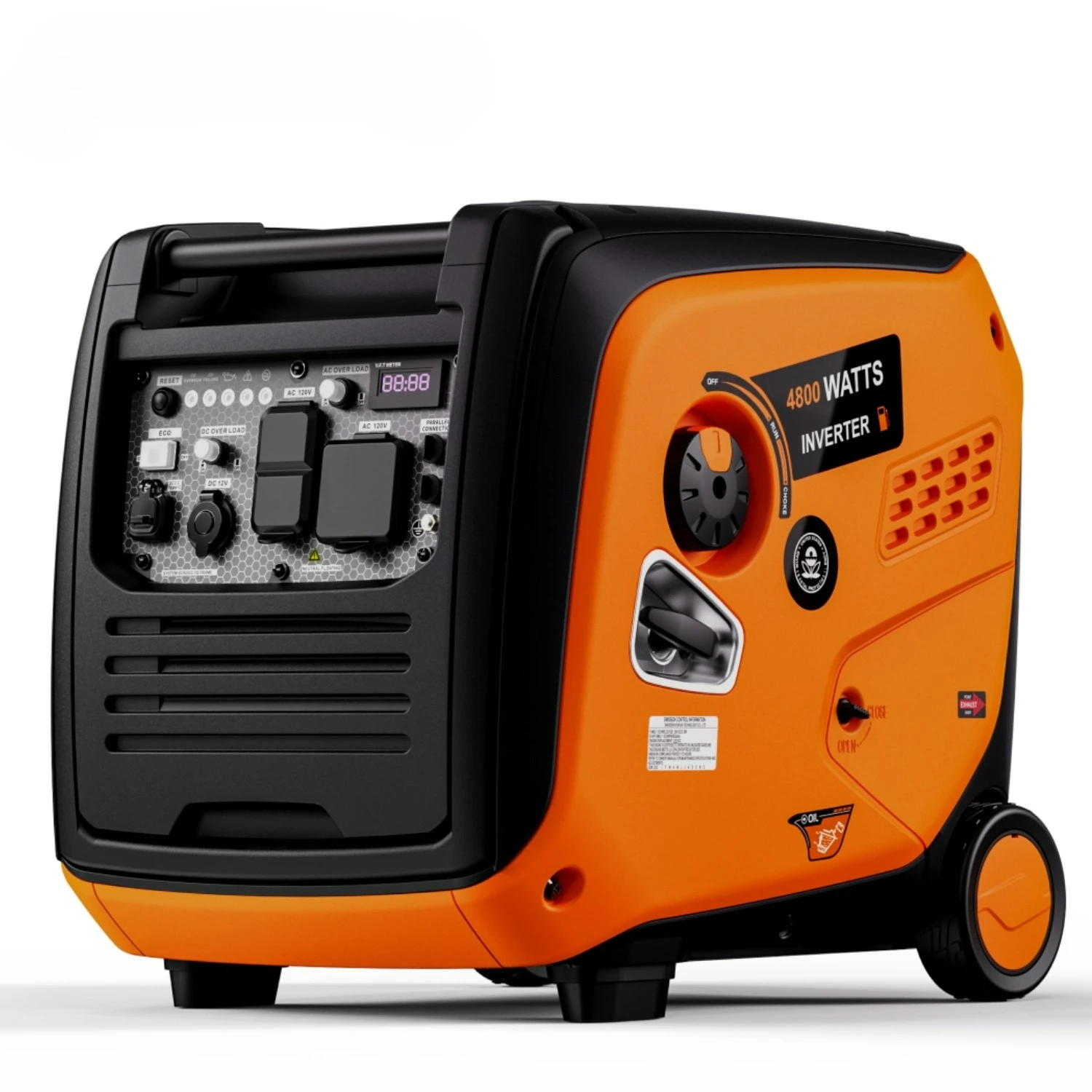 

Efurden 4800W Quiet Portable RV Ready Gas Inverter Generator 223CC Outdoor Power