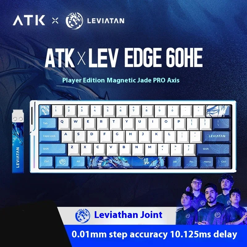 ATK Leviatan EDGE 60HE Wired Mechanical Keyboard Magnetic Switch 8000hz Aluminium Alloy Office Custom Valorant Gaming Keyboards