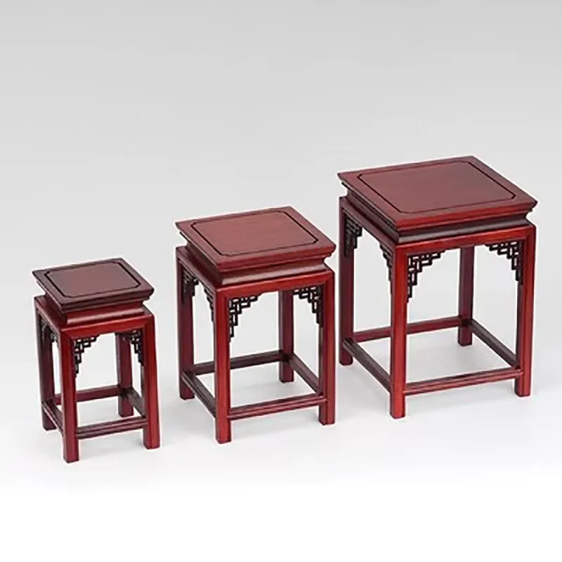 Mini desktop bonsai flower rack, pear wood and strange stone ornaments, vase, meat base, succulent plant, small flower rack