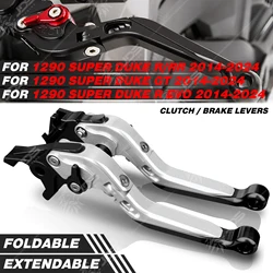 JDSTUNING For KTM 1290 SUPER DUKE R/GT/RR/R EVO 2014-2024 Clutch Lever Brake Lever Set Foldable Adjustable Handle Levers Parts