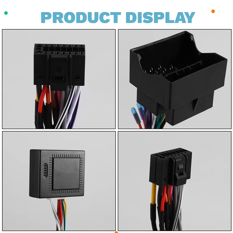 ل VW 16P Android-Navig محول لكابل طاقة السيارة VW-RZ-08 مع صندوق بروتوكول Canbus #4