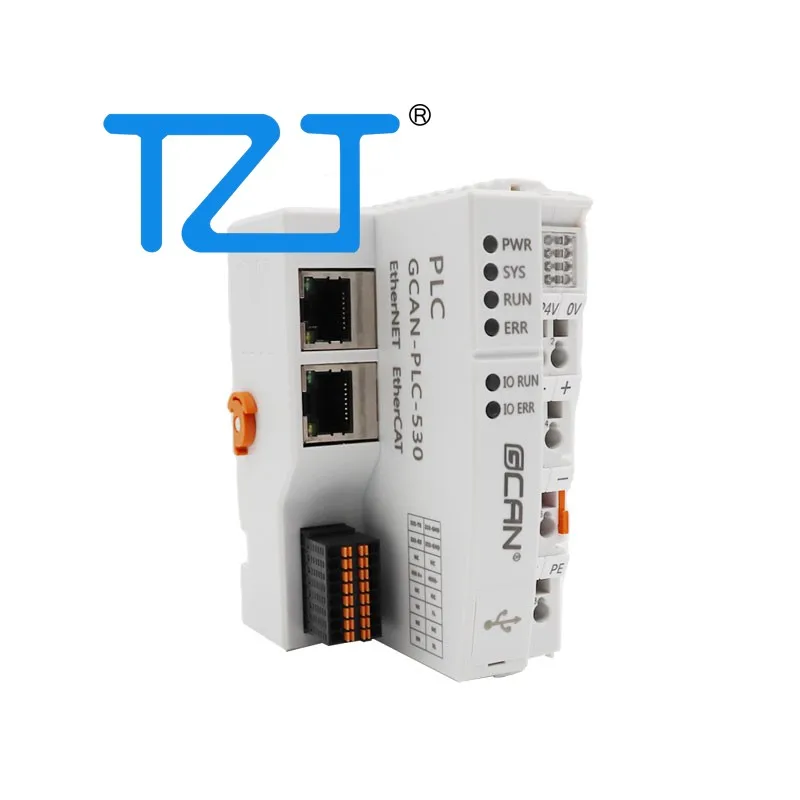 TZT GCAN-PLC-530 EtherCAT Programmable Logic Controller Main Control Module High Speed 4-Core Processor