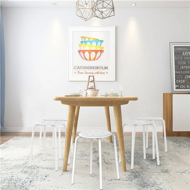 Why the Set of 5 Stackable Plastic Stools is the Ultimate Multi-Purpose Solution for Home and Office