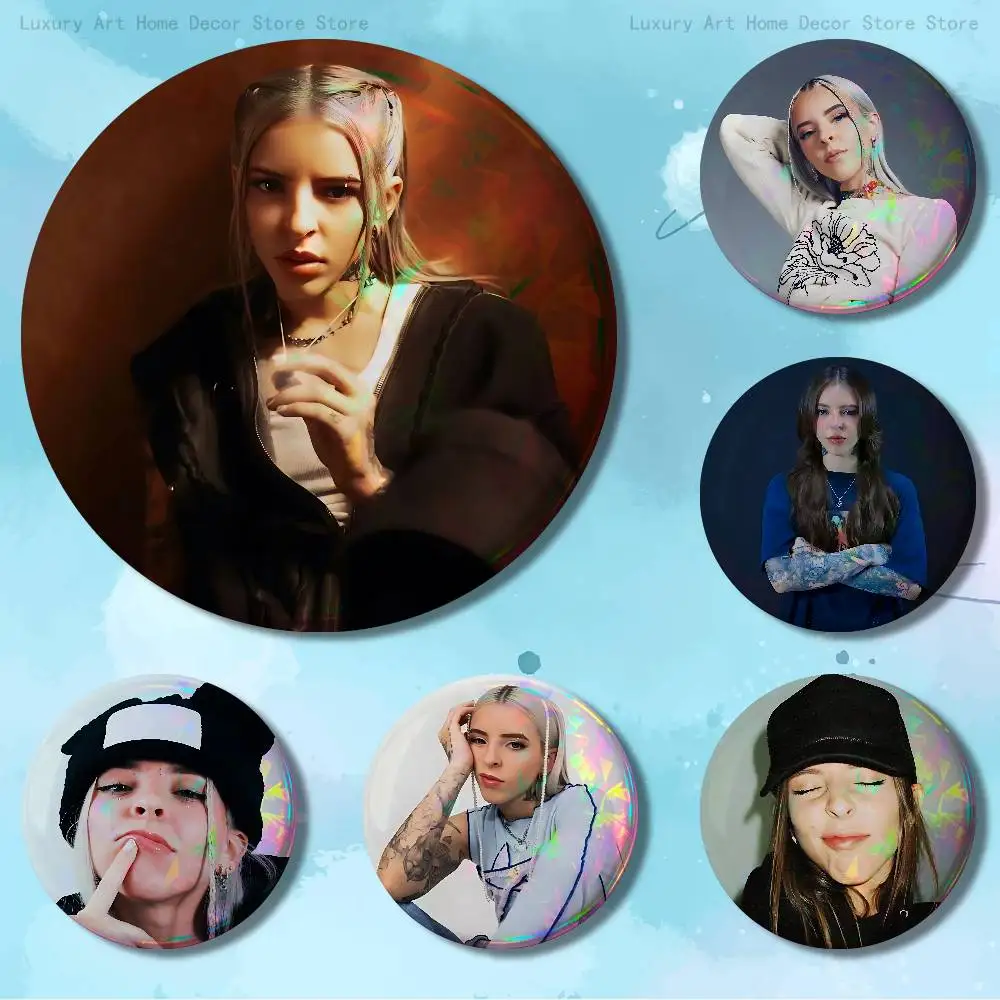 

Y-Young Singer M-Miko 32mm 58mm 75mm 44mm 25mm Anime Badges Brooches DIY Pins Decorations Birthday Gifts
