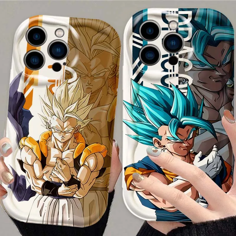 

Luxury Dragon Ball Warrior Phone Case For Apple iPhone 17 16 16E 15 14 13 12 11 XR Air Pro Max Plus Wave Oil Soft Cover