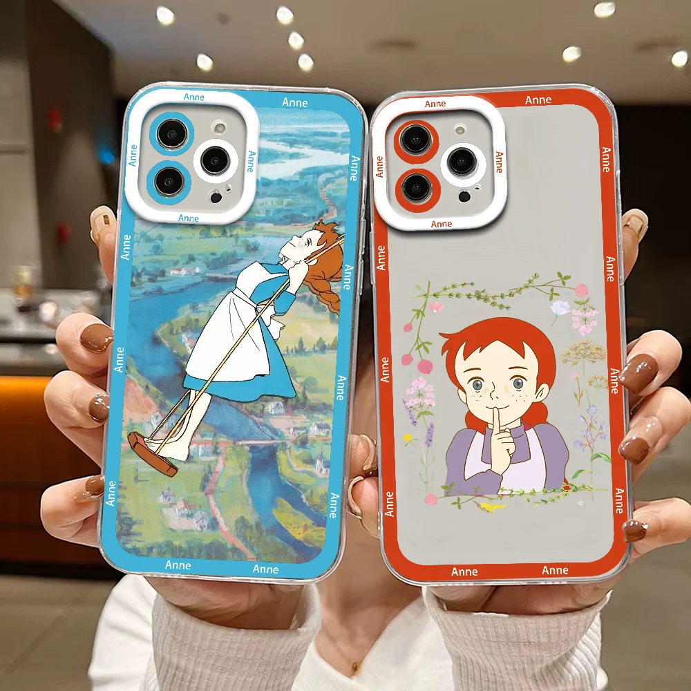 

BOOK Anne Of Green Gables Phone Case For IPhone 12 11 13 14 15 16 17MINI Max Pro Plus Shockproof Soft Clear Back Cover Coque