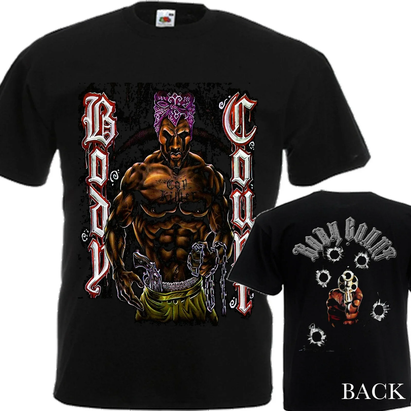 BODY COUNT Cop Killer -NEW T-Coalition MENS-DTG ThéTED volatilité SIZE-S 7XL