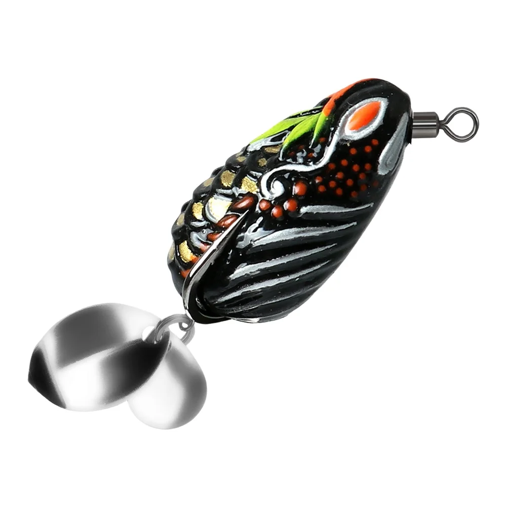 Attract Fish Easily Soft Frog Lure Fishing Lure Length 3.5cm Multilayer Coating Technology For Freshwater Fishing