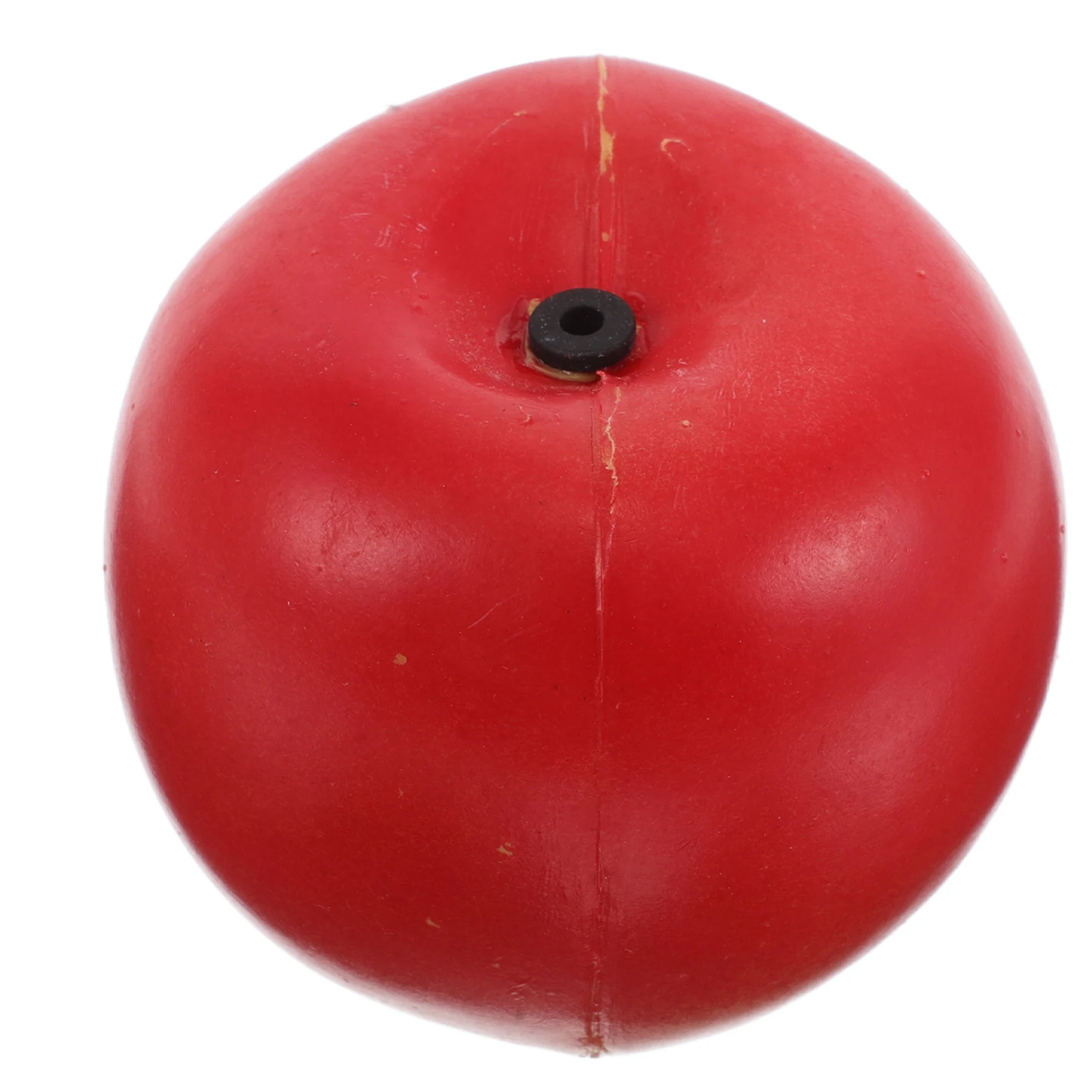 Caixa de frutas artificiais brinquedos de plástico vermelho criança bebê instrumentos musicais shaker modelo de frutas brinquedo de percussão de frutas de plástico