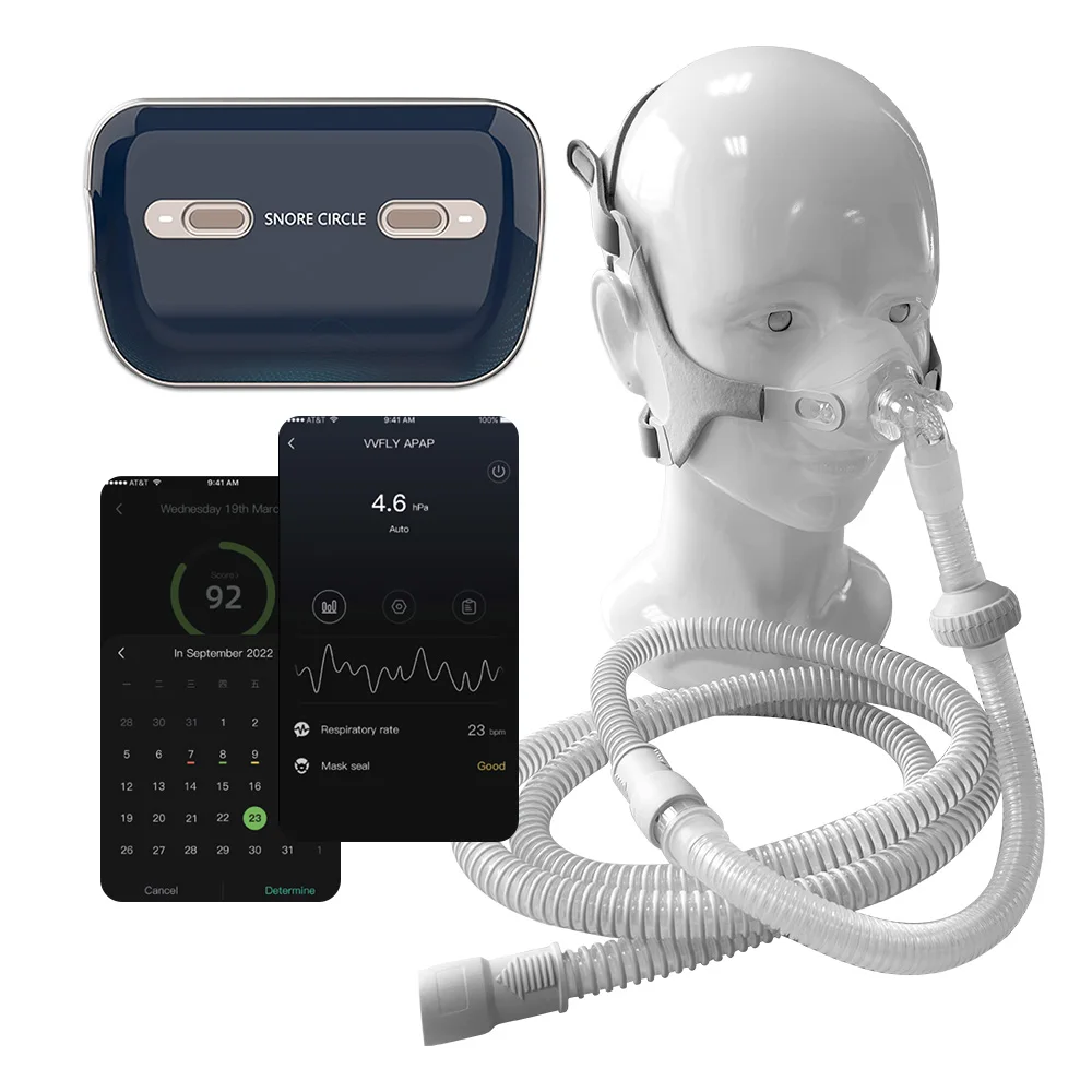 

Bluetooth Auto CPAP Portable Ventilator Anti Snoring Apnea For Sleep Apnea Syndrome And Sleep Aid Device Respiratory Machine