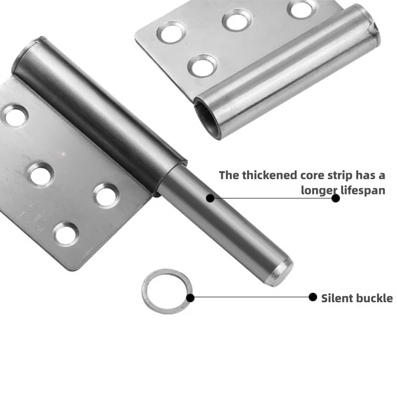 Bisagras de puerta de alta resistencia, bisagra de puerta tipo bandera desmontable, cerraduras para muebles, accesorio para puerta de granero, para puertas metálicas, ventanas y armarios.