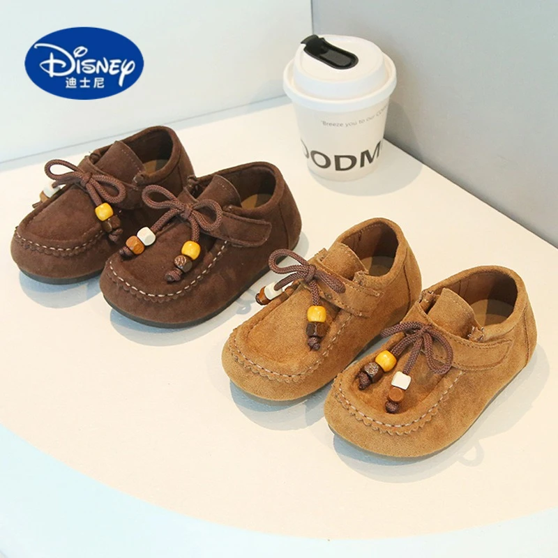 حذاء ديزني كيدز 2025 من الجلد الكلاسيكي | طراز ريترو بنعل ناعم للأولاد والبنات، للربيع والخريف #1