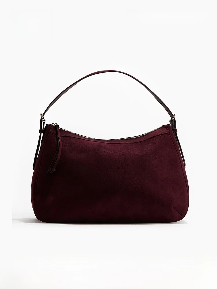 

H&M Summer Women's Single Shoulder Bag Casual Simple Style Polyester Zipper Closure Daily Use Ladies Bag 1274257