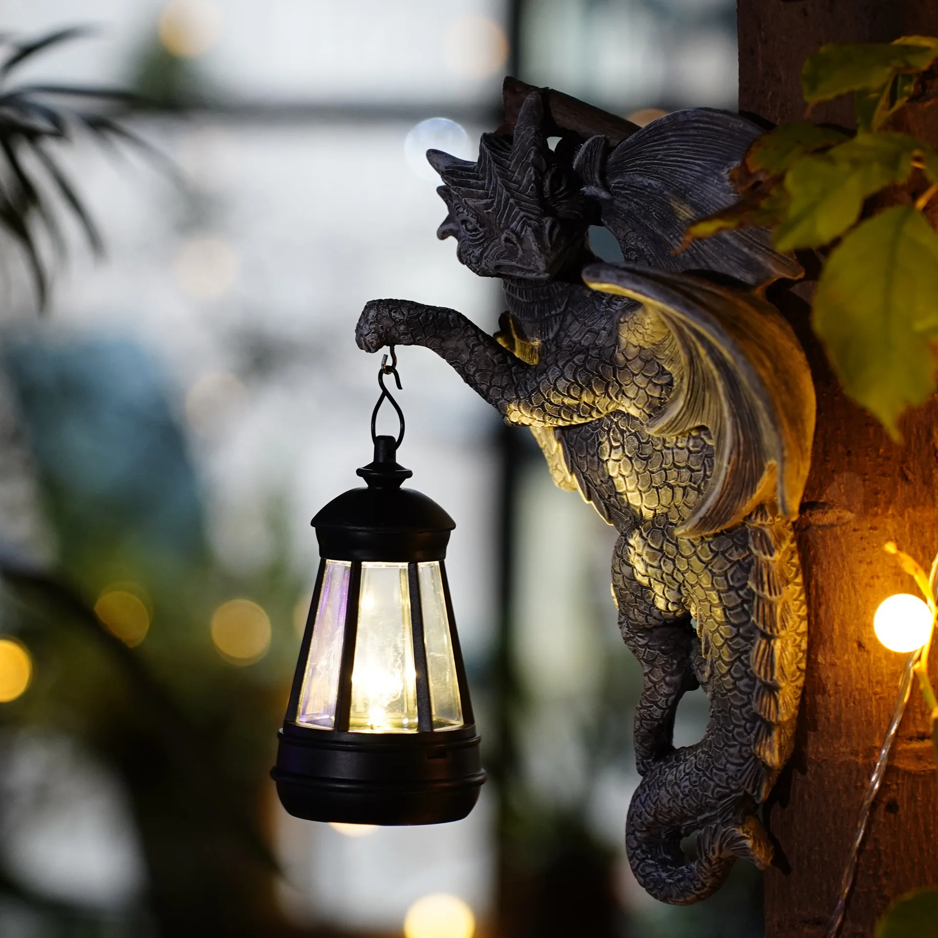 

Resin Handicrafts Ornaments, Household Stone Carvings Dragon Statues Decorations, Outdoor Home Garden Ornaments