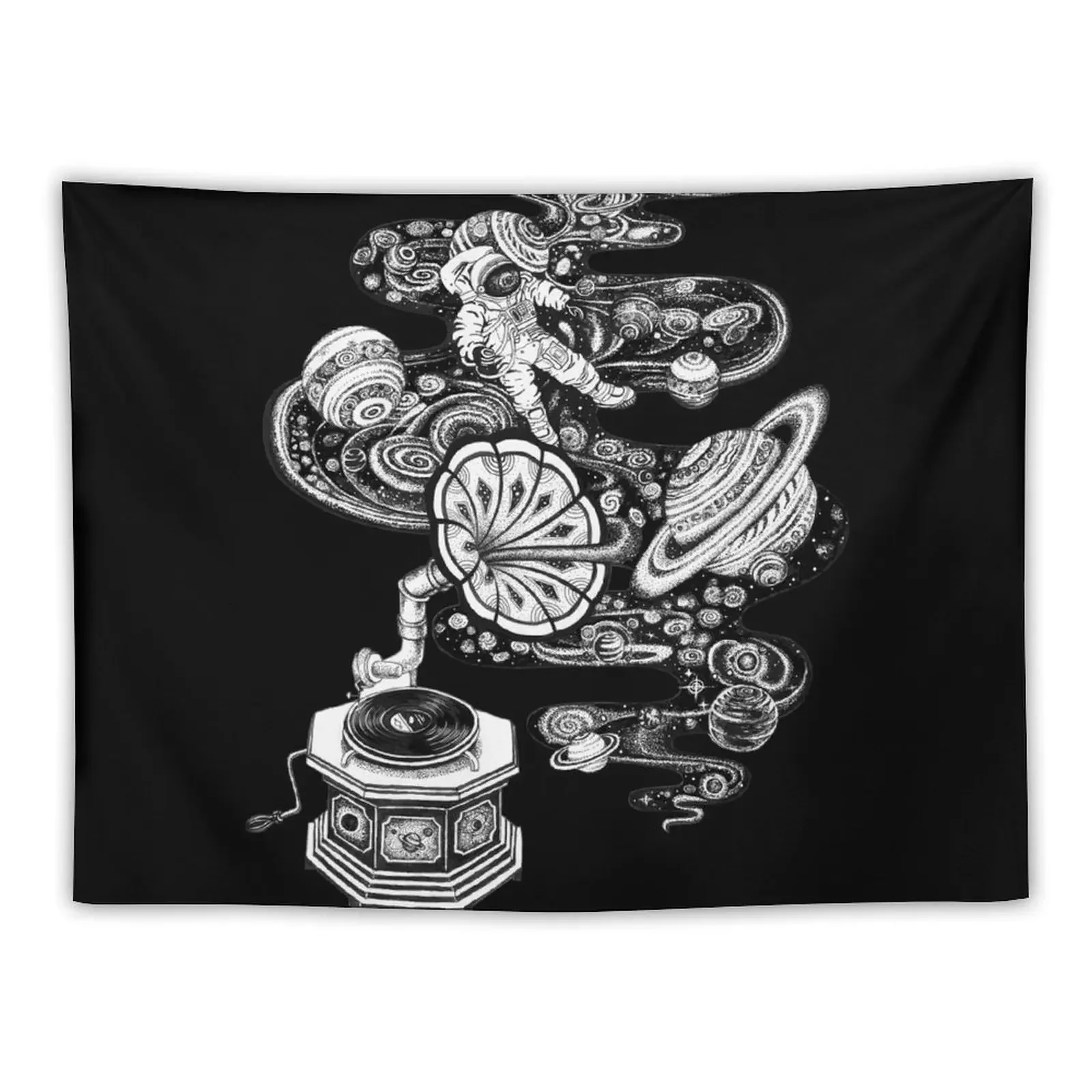 

Space Music Tapestry Hanging Wall Room Decorating Aesthetic Carpet On The Wall Tapestry