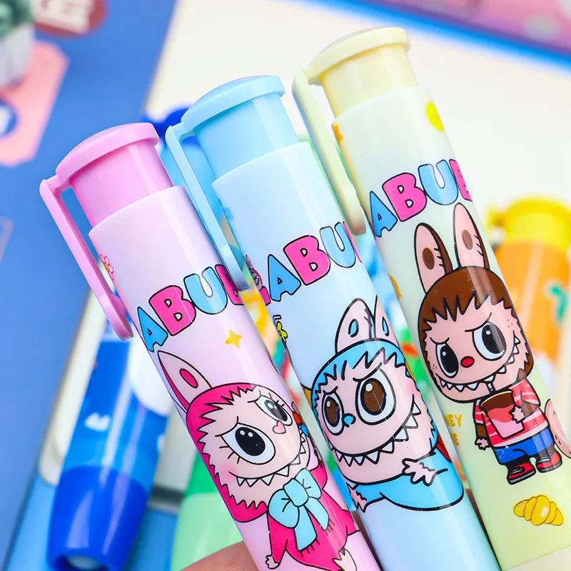 Scalable Eraser Random Yanse3/5/10 Creative Pressure Eraser Drawing Pencil Eraser Office Supplies Student Stationery image 2