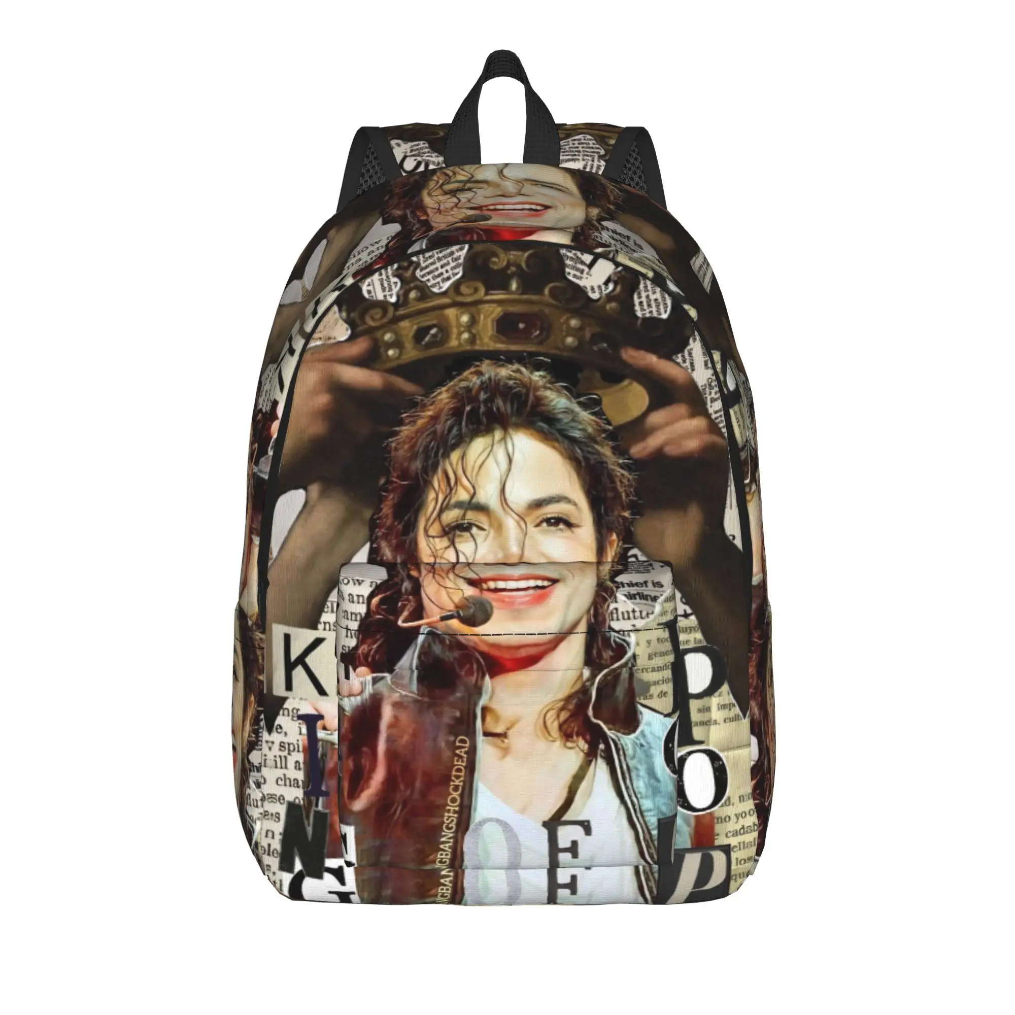 Michael Jacksons Musical Movie 2026 Backpack for Men Women High School Business Daypack  Laptop Computer Canvas Bags Sports