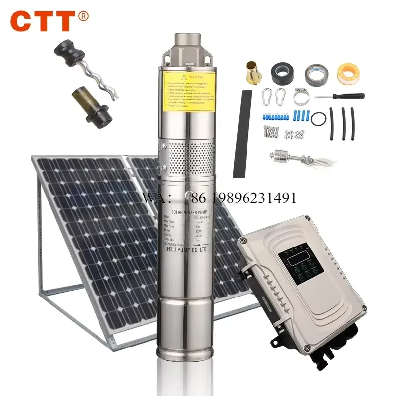 Wmwmnu Hot Sale Solar Submersible Systems Helical Rotor Pump Solar Water Pump for Deep Well in Morocco