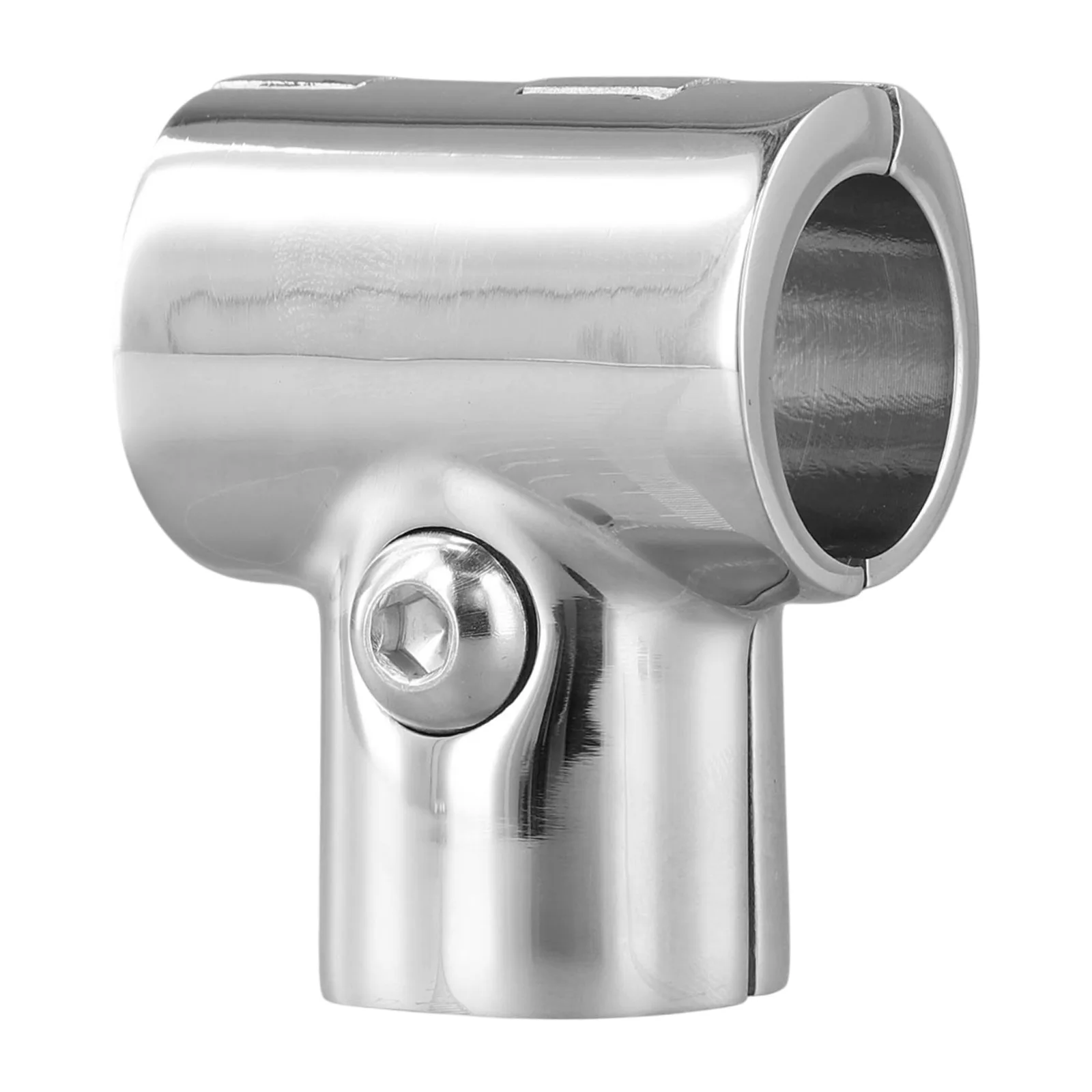 316 Stainless Steel 90° Handrail T Joint Connector 22/25MM Marine Boat Fitting Rail T-shaped Connector Car Boat Accessories