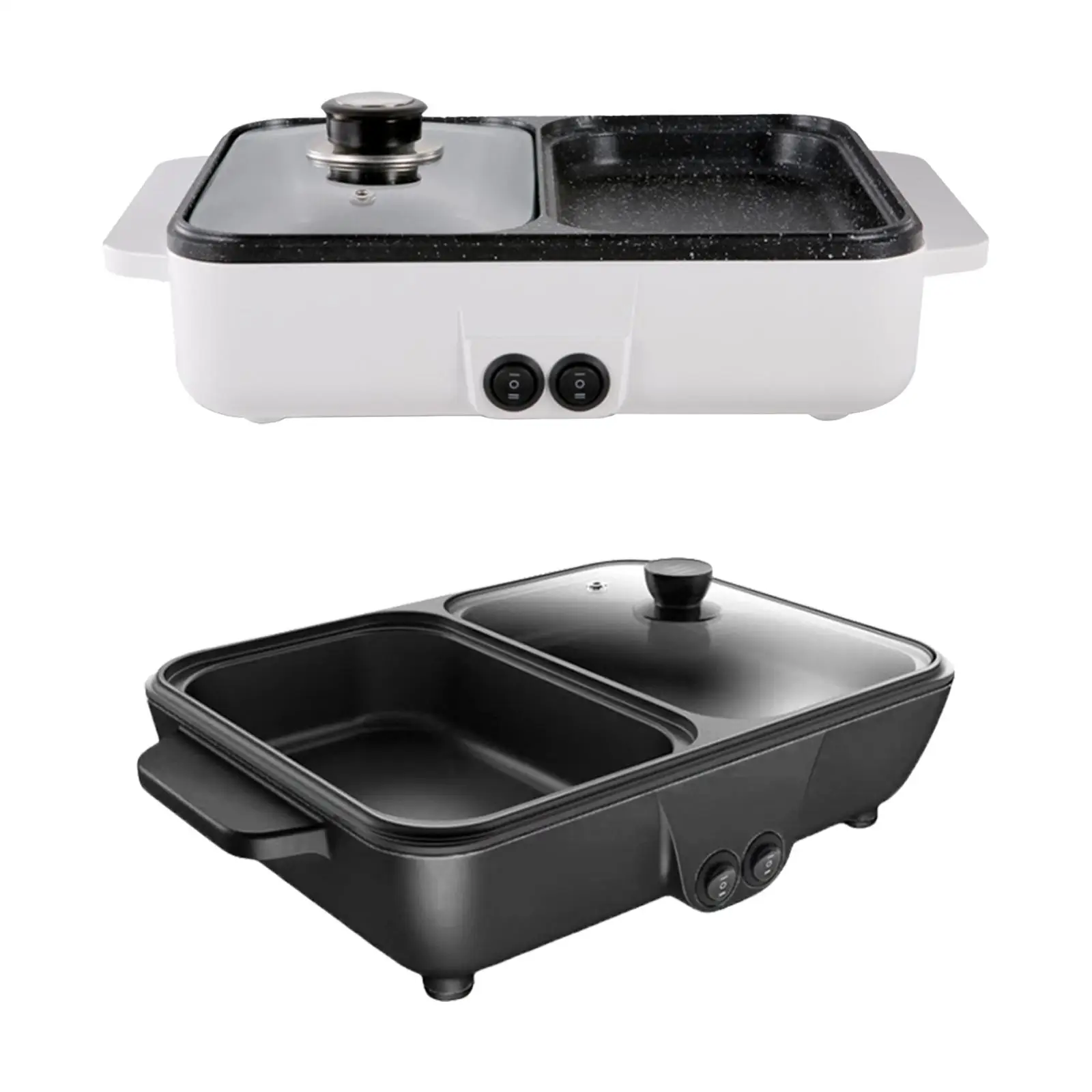 

Горячий горшок с грилем, регулируемая температура, быстрая приготовление пищи, домашняя многофункциональная кухонная плита, гриль-барбекю для семейного ужина