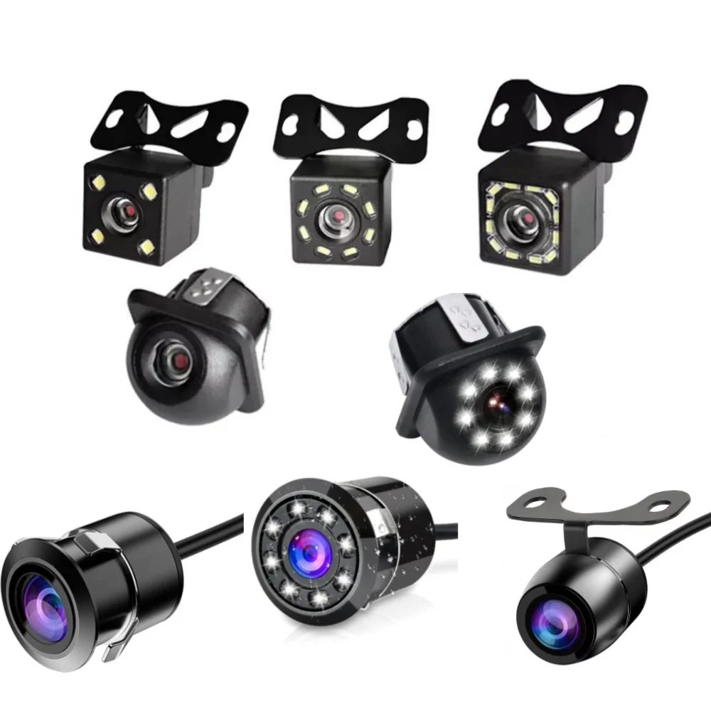 Nowa samochodowa kamera cofania Night Vision Reversing Auto Parking Camera CCD Wodoodporny monitor LED Auto Backup Monitor 170 stopni HD Video