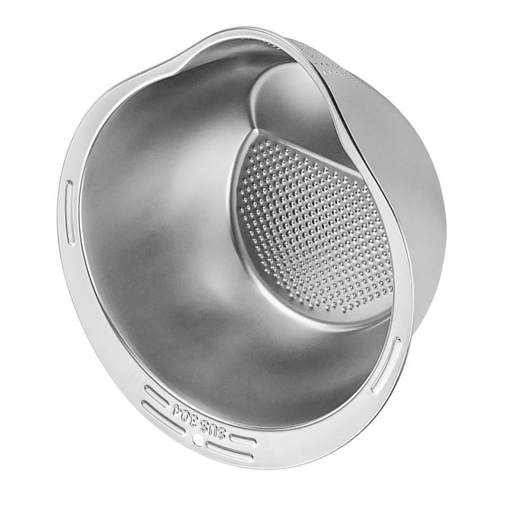 

Stainless Steel Rice Washer Strainer Bowl Kitchen Fruit Drain Basket 304 Mesh Vegetable Fruit Drain Basket Kitchen Household