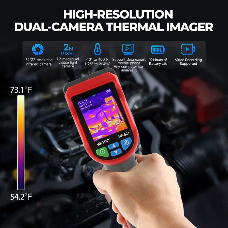 NOYAFA NF-521 Basic Industrial Thermal Imager Wholesale Prices Handheld Infrared Thermal Imaging Cameras