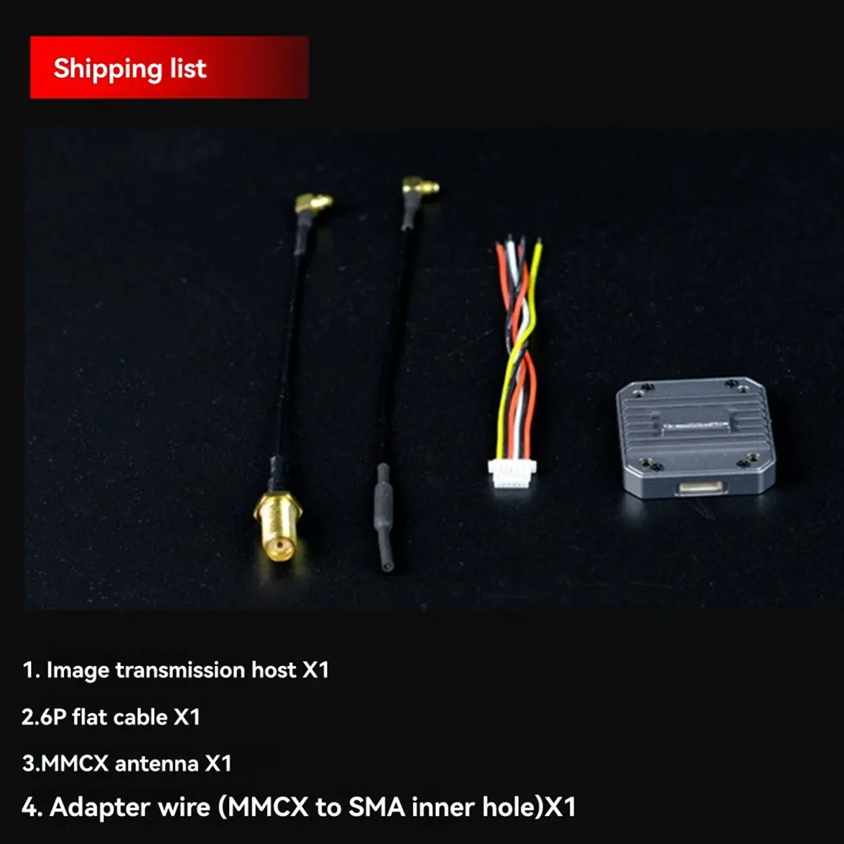 FPV 5.8G 1.5W VTX 40CH Video Transmitter CNC Shell 6-36V MMCX NTSC/PAL for FPV RC Drone