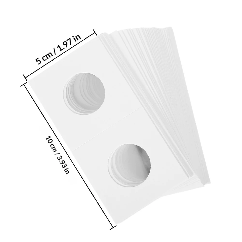 50Pcs Coin Container Holder for Collection Box Cardboard Organizer Display Case Storing Coins Keeper Collection Management